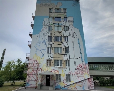 Фанаты ФК «Уфа» готовят огромное граффити в поддержку врачей!