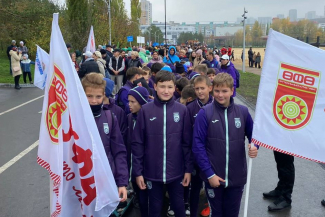 Школа ФК «Уфа» приняла участие в мероприятии в честь Всероссийского дня ходьбы!