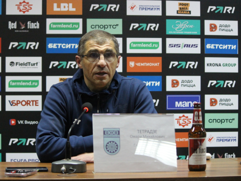 Омари Тетрадзе: «Сегодня ребята показали характер и желание победить»