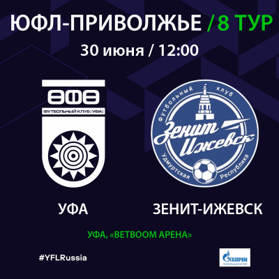 ЮФЛ. «Уфа» U-16 – «Зенит-Ижевск» U-16 [LIVE]