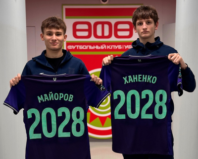 Воспитанники Школы ФК &laquo;Уфа&raquo; Илья Ханенко и Эмиль Майоров продлили контракты