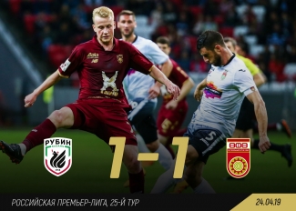 ФК «Уфа» увозит ничью из Казани