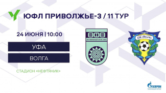 ЮФЛ-3. «Уфа» U-16 – «Волга» U-16 [LIVE]