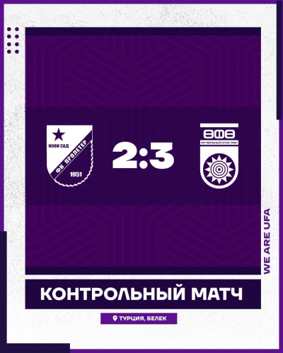 Побеждаем сербский «Пролетер» в контрольной игре