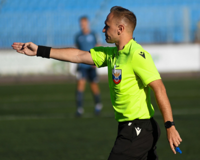 Роман Труханович — главный арбитр матча «Уфа» vs «Новосибирск»