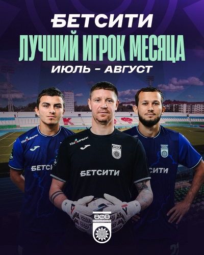 Выберем БЕТСИТИ лучшего футболиста ФК «Уфа» в июле – августе!