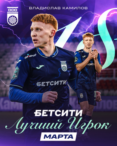 БЕТСИТИ-Лучший игрок в марте. Сезон 2025-2026